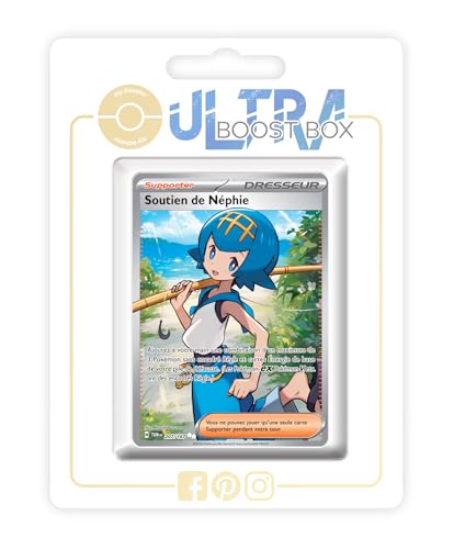 Soutien de Néphie 207/167 Secrète, l'excellence Pokémon Dresseur Full Art Écarlate et Violet 6