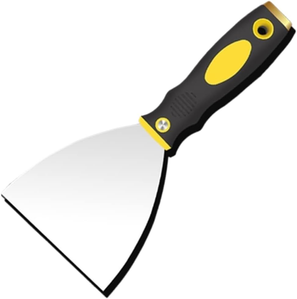 Putty Scrapers Knife,Putty Knife Scrapers, Spackle Knife, Metal Scraper Tool for Drywall Finishing, Plaster Scraping, Decals, and Wallaper,3inch (Size : 4inch)