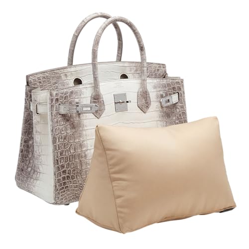 Fabrinique Triangle Bag Insert for Birkin 35 Totes, Cream