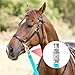 WTYPOPK Heavy Duty Nylon Cross Ties for Horse, Strong Panic Snap and Bull Snap, Adjustable Length from 45.2