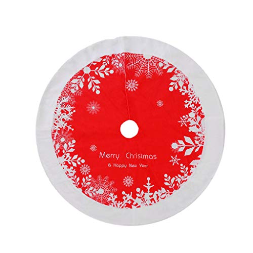 Diameter Christmas Short Plush Tree Ornament 48Inch Skirt Christmas Snowflake Home Decor Stain Glass Hummingbird Window Hanging #TOP14