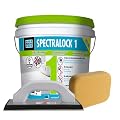 LATICRETE Spectralock 40 Colors Grout Bundle, Rubi Grout Floats PRO, Hidro Rounded Sponges (Bright White)