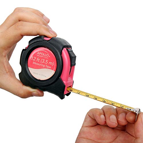 39 Piece General Household Tool Set for DIY and Crafts - Pink Ribbon