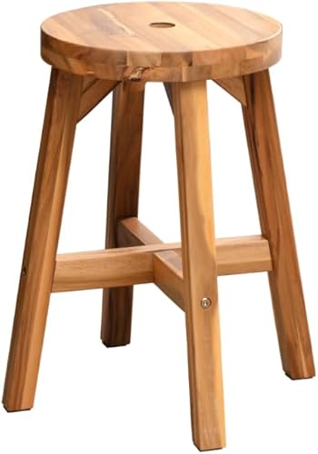 Taburete de madera de 2 escalones para niños y adultos, multifuncional para cocina, baño, dormitorio, escalera de 2 escalones, 16.9 pulgadas de