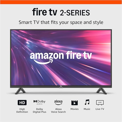 Amazon Fire TV 40″ 2-Series, HD smart TV with Fire TV Alexa Voice Remote, stream live TV without cable