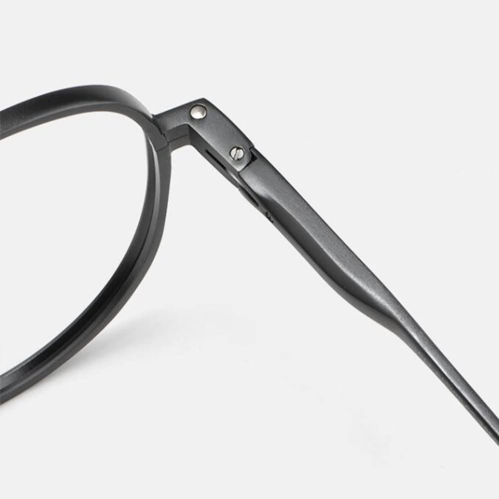 FREAZE Pilotenbrille Retro Brillenfassungen Selbsttönende Lesebrillen 1.0 1.25 1.5 2.0, Sehhilfe Lesehilfe Herren Damen Klassische Gleitsichtbrille (Color : Black, Size : +2.25)