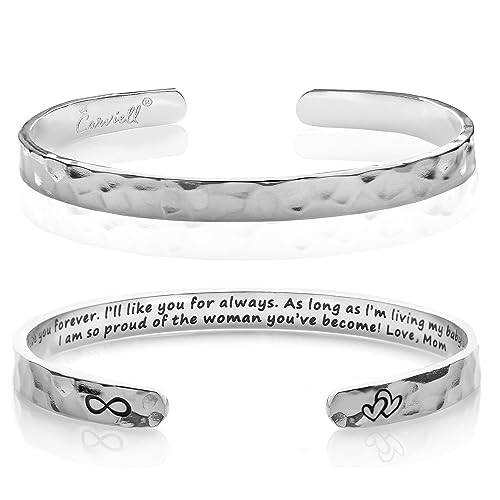 Carviell-Bracelets-for-Women-Personalized-Gifts-for-Her-Mom-Best-Friend-Inspirational-Friendship-Cuff-for-Teen-Girls-Engraved-Birthday-Gift-Jewelry