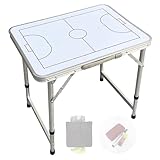 Zkfpet Magnetic Soccer Coaching Board, Dry Erase Clipboard, Portable Tactics Table, Aluminum Alloy Material, for Training
