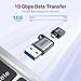 UGREEN 10Gbps USB C Female to USB Male Adapter Type C to USB A Charger Cable Converter Compatible with Apple Watch iPhone 15 14 13 AirPods 3 MacBook Samsung Galaxy Google Pixel etc Gray