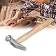 Schuhhammer Ganz aus Stahl | Schuhmacherhammer mit Holzgriff für Reparatur und Herstellung | Profi Werkzeug für Handwerker