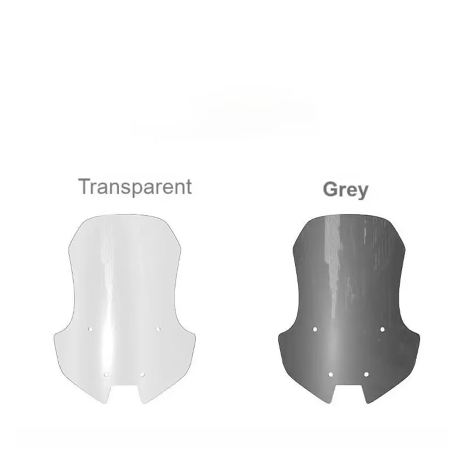 Pantalla Moto para ZONTES 310M 150 350D Modificación del Parabrisas Delantero para Deflector De Soporte para El Pecho Que Aumenta(Transparent,75)