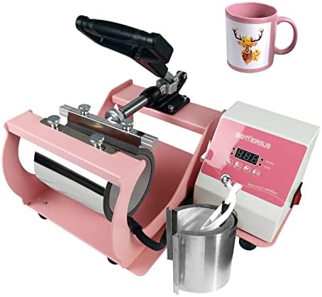 BetterSub 11oz and 10oz Mug Heat Press 2 in 1 Two Mug Attachments Heat Press Machine Cup Heat Transfer Sublimation