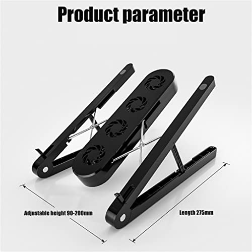 Base plegable para portátil y tablet con ventilador miniatura 2