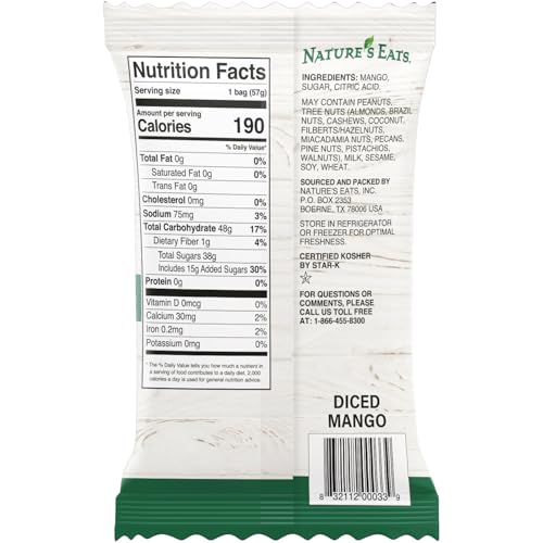 Nature's Eats Diced Mango, 2oz (Pack of 2) image 5