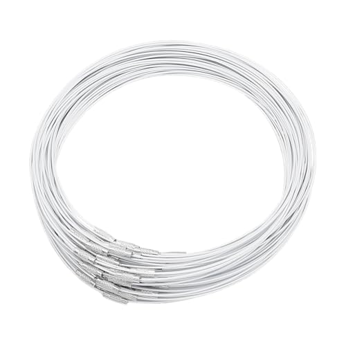 Collier ras du cou acier inoxydable fabrication bijoux cordon métallique à vis