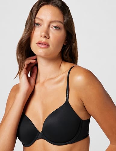 Calvin Klein Damen Plunge BH Lightly Lined Größenverstellbar, Schwarz (Black), 70A – Ansicht 4