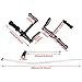 HDBUBALUS Forward Controls Kit Pegs Levers Linkages Fits For Harley Dyna Street Bob 2006-2017 Low Rider 2000-2012 Super Glide 2000-2015 Fat Bob 2008-2013 Black