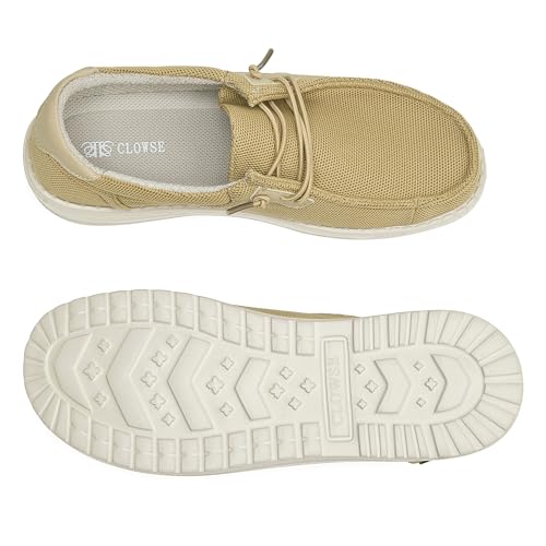 Men's Slip On Shoes Casual Loafers Slip-Ons for Men Lightweight Lace-up Slip On Walking Shoes Hands Free3