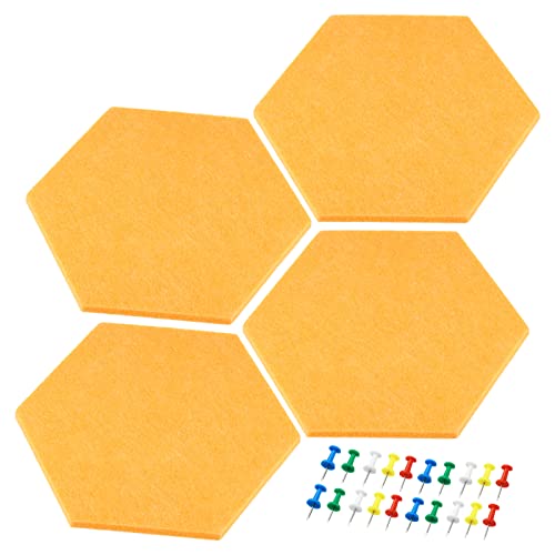 Tableau d'affichage hexagonal résistant pour fixer notes et mémos sans abîmer les murs