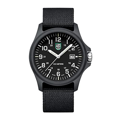 Luminox - G Collection Patagonia zegarek męski 43 mm - zegarek do nurkowania z wyświetlaczem daty 100 m wodoszczelny - kilka wariantów - wyprodukowano w Szwajcarii - Zegarek męski - Wyprodukowano w