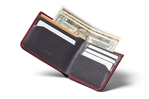 Image of Bellroy Hide & Seek Wallet (Slim Leather Bifold Design, RFID Protected, Holds 5-12 Cards, Coin Pouch, Flat Note Section, Hidden Pocket)
