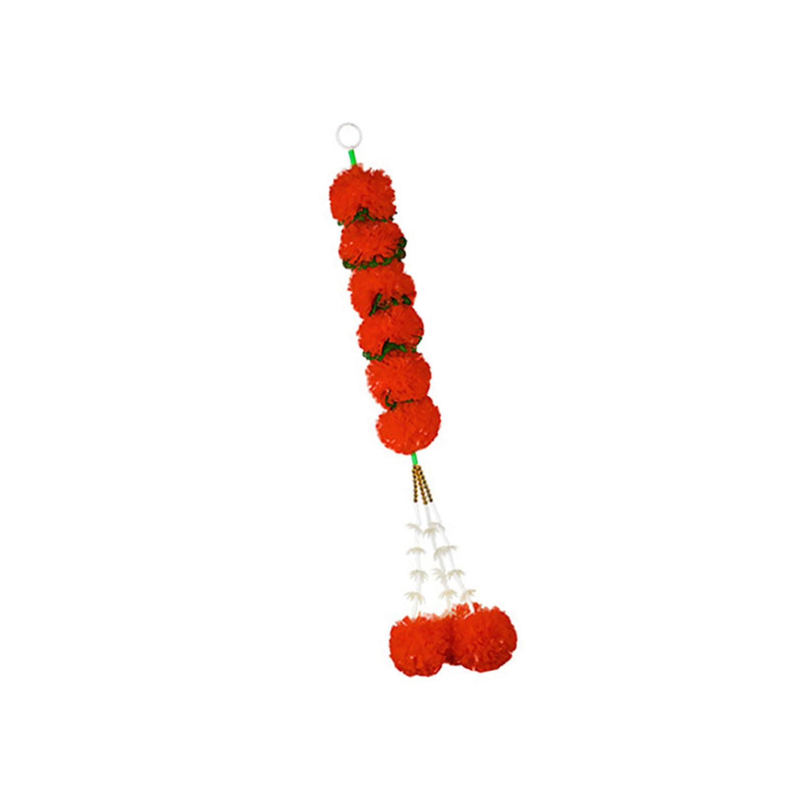 Tsophreniq Marigold Flower Garlands Artificial for Pooja Diwali Home Decor Hanging Event Marigold Hanging Ornament