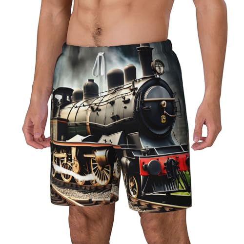 Short de bain locomotive homme séchage rapide pour surf d'été