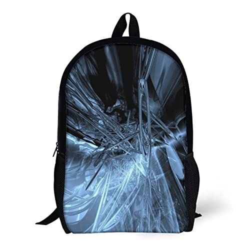 Sac à dos léger et ergonomique de 17 pouces avec imprimé 3D résistant - 5