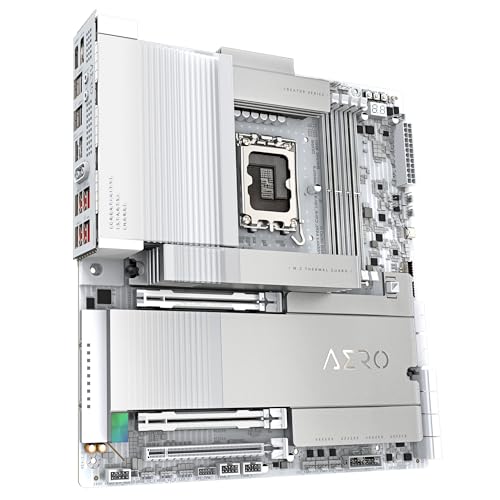 GIGABYTE Z890 AERO D Scheda Madre - Supporta CPU Intel Core Ultra (Serie 2), VRM a 16+1+2 fasi, fino a 9500MHz DDR5 (OC), PCIe 5.0 M.2, Wi-Fi 7, Thunderbolt 5 - Scheda madre - Immagine 2