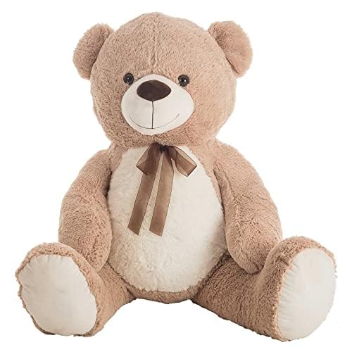 Creaciones Llopis – Oso y Perro de Peluche Gigante 140 cm – Animales de Peluche Grandes – Varios Modelos y Colores (Oso Marrón)