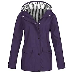 Chubasquero Mujer Impermeable Corto Viaje Talla Gr...: impermeables chubasquero mujer bicicleta chaqueta cortavientos mujer plumiferos cortos mujer chubasquero mujer impermeable largo cortavientos running mujer chubasquero largo mujer mujer abrigos sudadera cortavientos mujer abrigo entretiempo mujer pon...