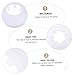 VILLCASE 20pcs Plastic Wall Cover Decorative Collar for Installation Durable Material for Kitchen and Bathroom Use Easy No Tool Installation for Water Connection Lines