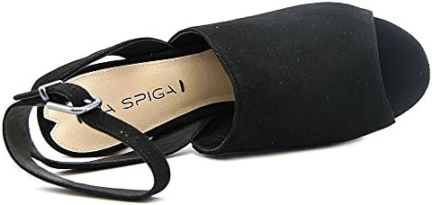 Via Spiga Julee Women US 7.5 Black Peep Toe Heels | Image 1