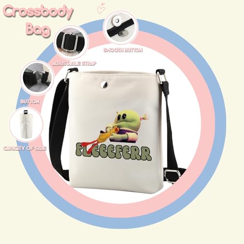 TSOTMO Funny Meme Gift Fleeeferr Crossbody Bag Wonderful Mom Gift Cartoon Princes Gift for Mom Sister3