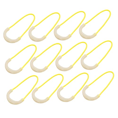 CORHAD 12pcs Bag Zipper Pullers TPU Material Zipper Pulling Ropes for Outdoor