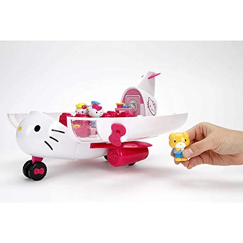 Dickie - Hello Kitty Avión Con Figuras, Apertura De Techo, Incluye 3 Figuras Y 20 Accesorios (Dickie 253248000) #TOP5