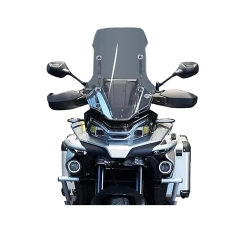 Spoiler d'extension pare-brise moto 800 MT : déflecteurs d'air gris de 51 cm et 56 cm