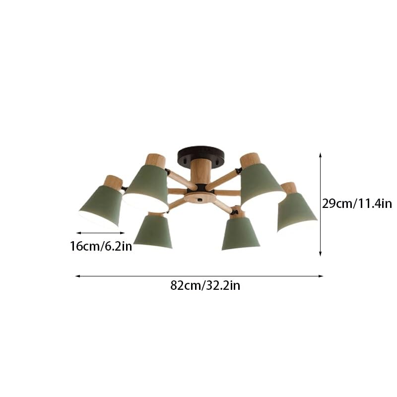 Plafonniers semi-encastrés E27 à intensité variable salon et chambre - 6