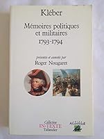 Mémoires politiques et militaires, Vendée, 1793-1794 2235018211 Book Cover