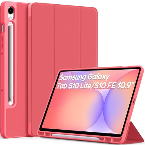 EasyAcc Coque pour Samsung Galaxy Tab S10 Lite 10,9 Pouces 2025 / S10 FE 10,9 2025 / S9 FE 10,9 / S9 11 Pouces 2023 avec Pen Porte-Stylet, Étui de Protection...