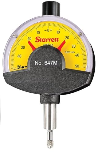 Starrett 647 m cadran indicateur de comparateur avec lecture de type 50-0-50
