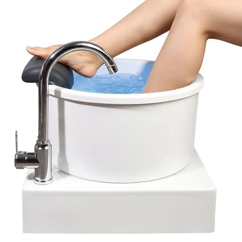 Masajeador de pies con bañera acrílica y luces LED