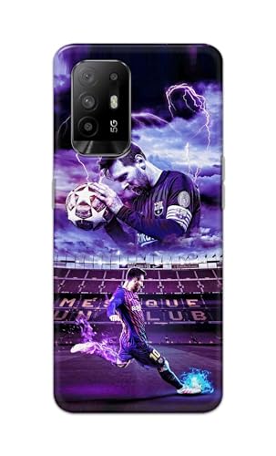 Image of Printed Hard Back Cover Case for Oppo F19 Pro+ 5G | Oppo F19 Pro Plus Back Cover (Famous Football Player) -1111