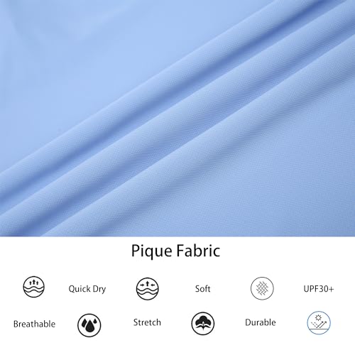 Alex Vando Mens Seamless Golf Shirt Moisture Wicking Quick-Dry Tailored Fit Polo Shirts4