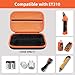 Hard Case for Klein Tools ET310 AC Circuit Breaker Finder Electric Tester & 80041 Outlet Repair Tool Kit & RT250 GFCI Outlet Tester and Accessories Electrical Tools Storage Organizer Bag (Case Only)