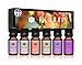 Floral Set of 6 Premium Grade Fragrance Oils - Violet, Jasmine, Rose, Lilac, Freesia, Gardenia - 10ml