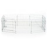 ✅Parque para perros plegable y desmontable, para almacenar y ahorro de espacio