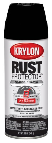 Krylon K06900100 Rust Protector and Preventative Enamels Gloss, Black