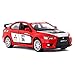 1:32 pour Mitsubishi Lancer Evolution Alliage Voiture De Course Modèle Diecasts & Jouet Véhicule Métal Voiture Modèle Simulation Son Lumière Enfants Cadeau (Color : Red)
