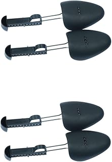 Ahberxig 2 Pairs Plastic Shoe Trees for Women (Black)
